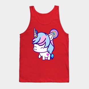 A CUTE KAWAI Unicorn Tank Top